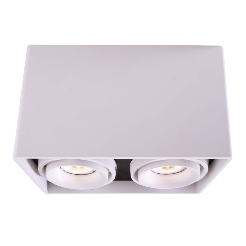 Mona LED Flush Mount, White