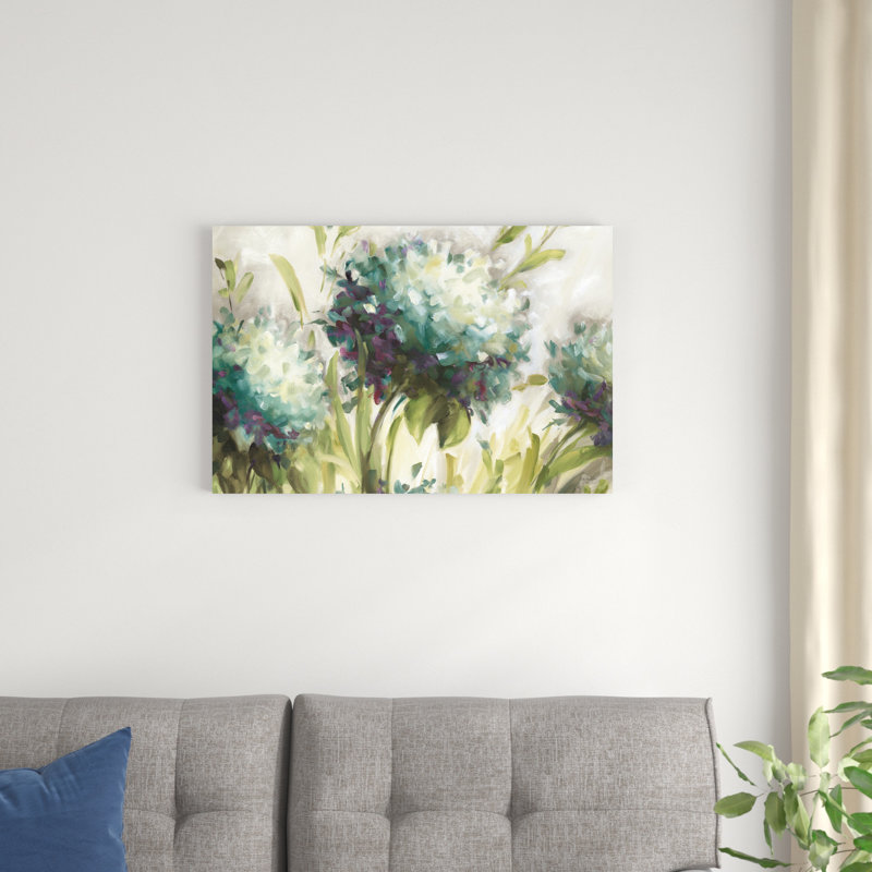 " Hydrangea Field " by Lisa Audit, 20" H x 30" W 