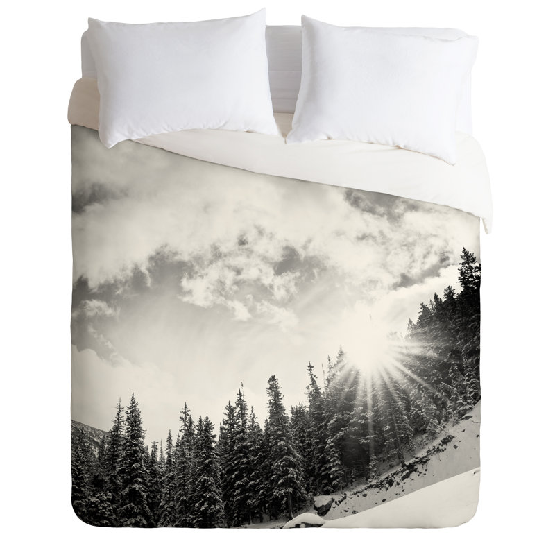 Bird Wanna Whistle Polyester Floral Duvet Cover, Twin/Twin XL Duvet Cover + 1 Standard Sham