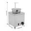 Distributeur de chauffe-eau électrique pour caramel au fromage fondant chaud, argent