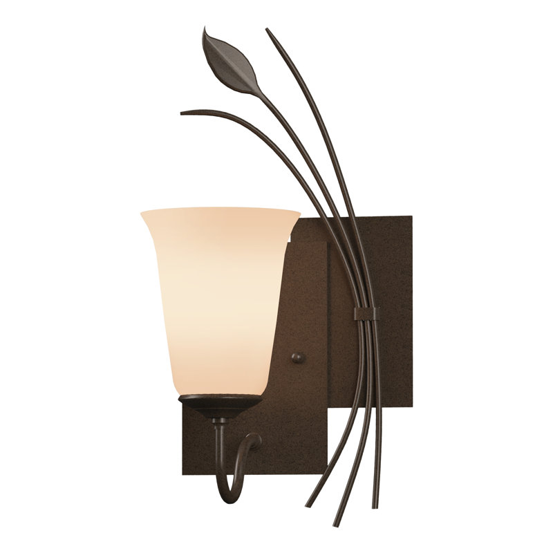 Leaf 1 - Light Dimmable Armed Sconce, Right, Bronze