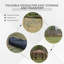 Pavillon de jardin hexagonal escamotable Outsunny