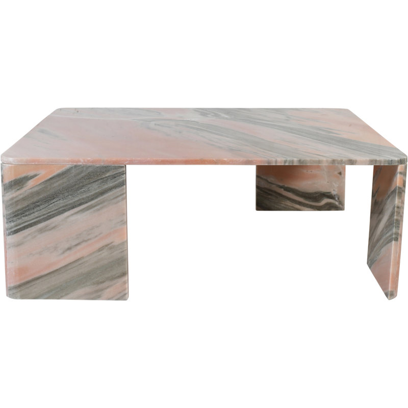 Table basse Livorno, Marbre rose