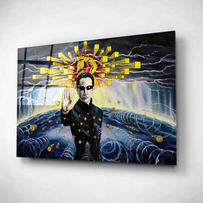 Art mural en verre épique «Neo The One» par Jan Kasparec