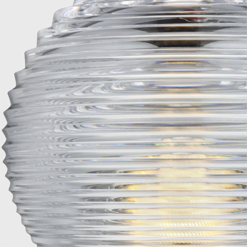 Waterford Circon 7" Rechargeable Accent Lamp  with Clear Crystal, Silver