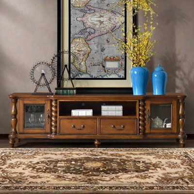 Classic American style living room TV cabinet