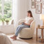 Fauteuil demi-tonneau pivotant Nen Boucle-2062154088