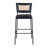 Scotty Upholstered Faux Leather Counter Stool with Iron Frame-1590686218