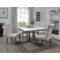 Jacksin 4 - Person Faux Marble Top Pedestal Dining Set