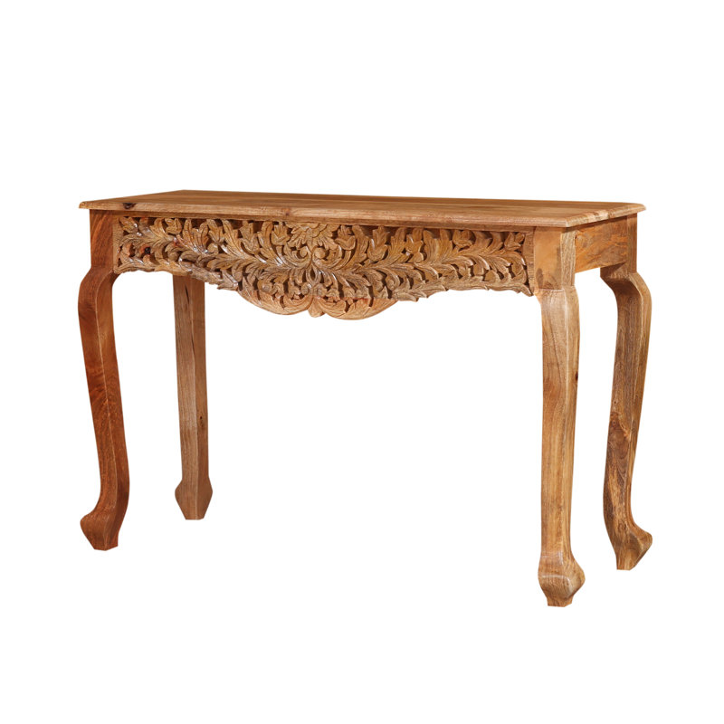 Zalia 120cm Solid Wood Console Table