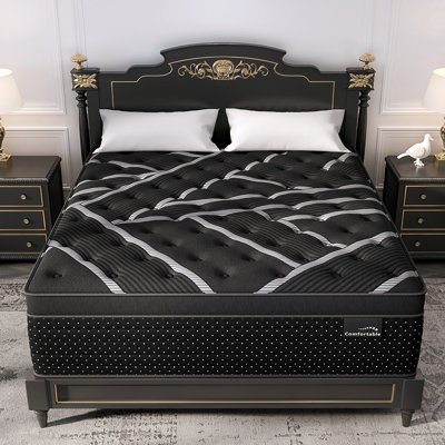 12"/14" Medium-Firm Hybrid Mattress with Gel Memory Foam Mattress in a Box for Twin/Full/Queen/King