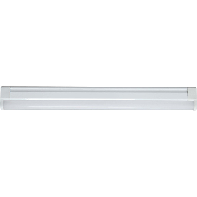 Luminaire à DEL pour l'intérieur de l'armoire 1 lumière intégrée 12,375 "avec couvercle en acrylique blanc
