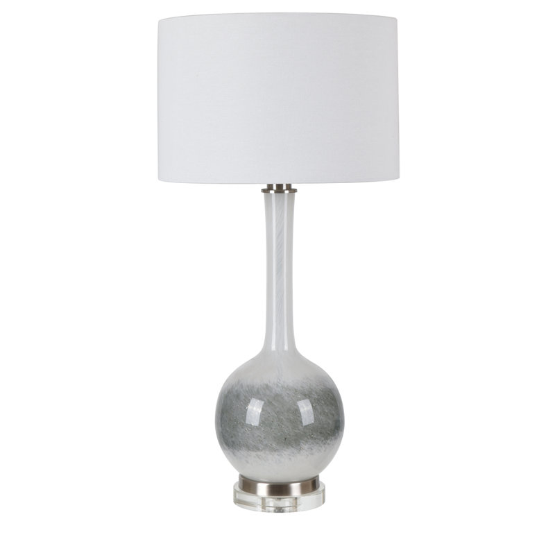 Bobbiejean 83Cm White/Grey Table Lamp