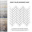 Carreau de mosaïque de plancher et de mur en porcelaine 10-5 / 8 "x 12-1 / 2" Metro Brick-52598511