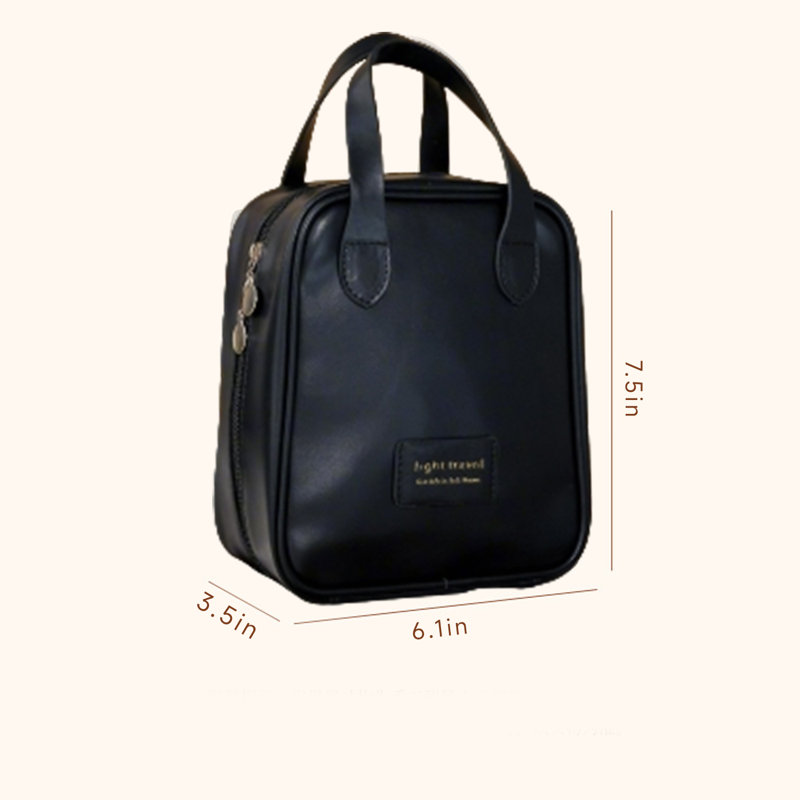 Trousse de voyage imperméable et portable, Noir