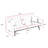 Twin 73.2'' Wide Tufted Back Convertible Sofa-168122208