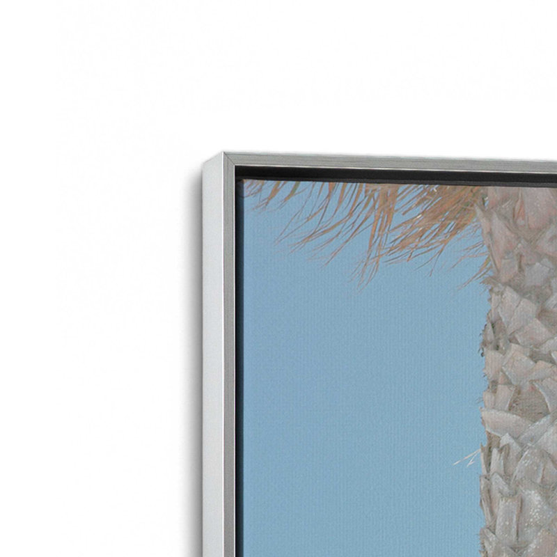 Direction To Daydreams On Canvas, Polished Chrome Floater Framed, 32.75" H x 48.75" W