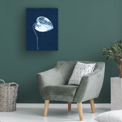 Winston Porter Jason Johnson Cyanotype Leaf II Canvas Wall Art WAG37675