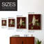 Reproduction encadrée FLORAL Series CCV - bois massif-835984414