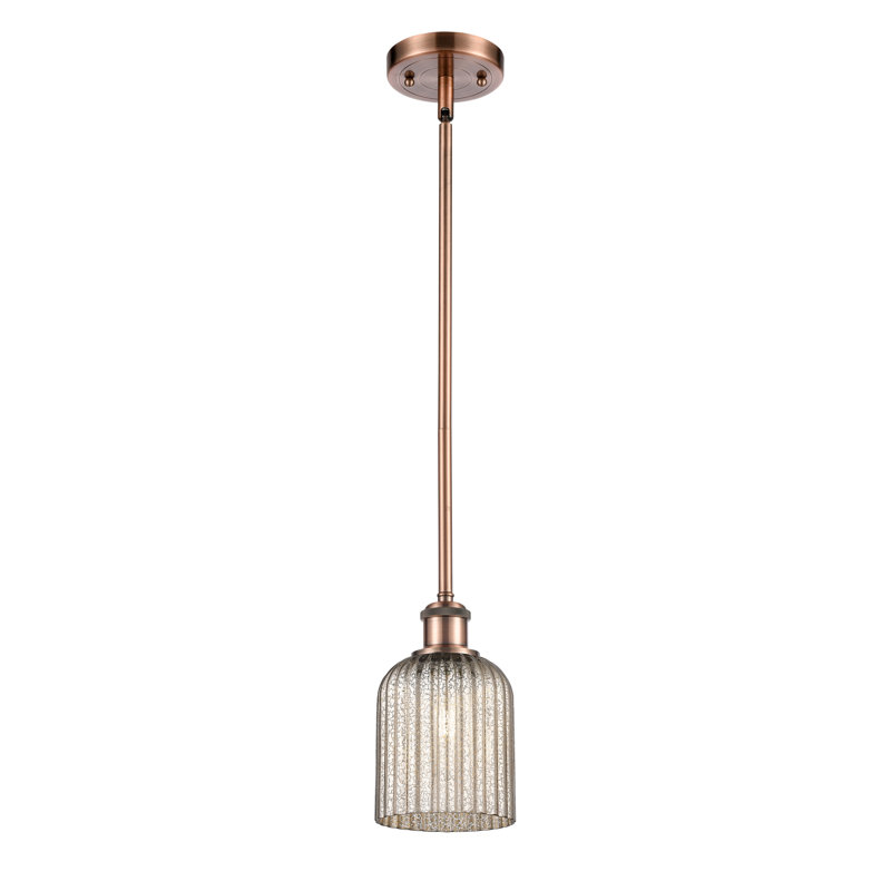 Luminaire suspendu 5 lumières Ballston Addeline, Cuivre antique, Mercure