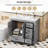 36 inch Bathroom Vanity with Sink, Featuring 2 Soft-Close Doors and 5 Drawers - EPA/UPC Certified-954519686