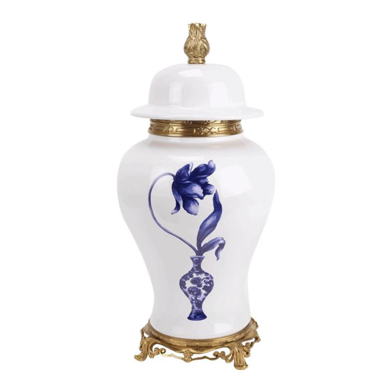 TULIP ORMOLU GINGER JAR