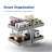 HIGOLD Shearer Full-Open Pull Out Magic Corner Organizer For 18" Opened Blind Cabinet Storage