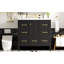 Ensemble de meuble-lavabo 36 po avec lavabo en résine, armoire de rangement en bois massif, ensemble de meuble-lavabo autoportant avec 5 tiroirs et portes à fermeture douce-732355111