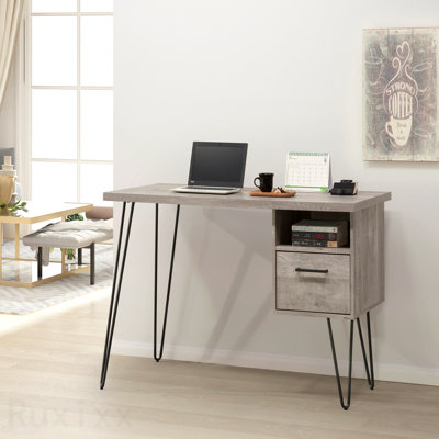 Bureau en chêne gris