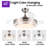Small-CF 42"-3 Blades Modern Retractable Ceiling Fan with LED Light, Remote Control and Light Kit Included-97831773