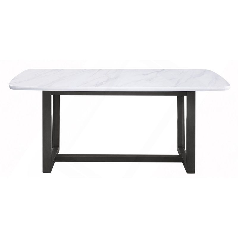 Madan Dining Table W/Marble Top