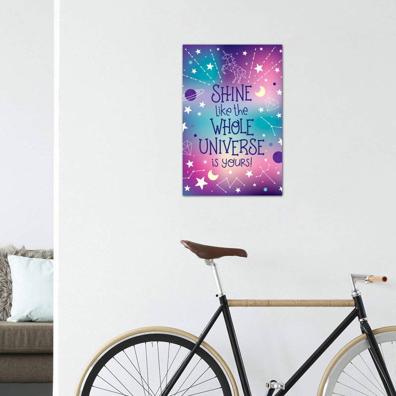 «Everyday Stay Magical II» par Ilis Aviles, reproduction d'art textuel, Toile tendue, Pas de tapis