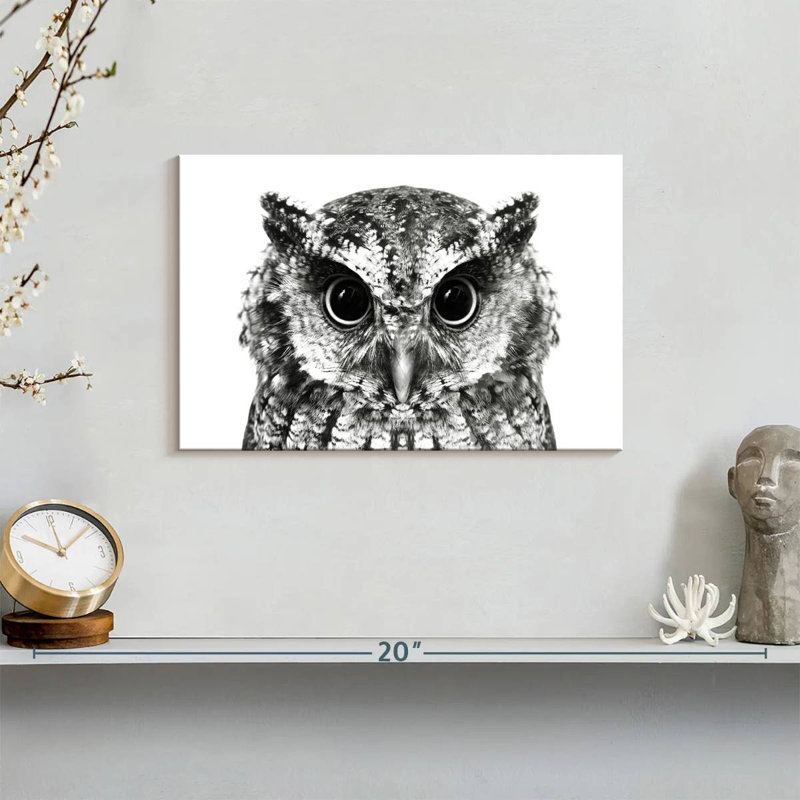 Bewitching Owl, 8" H x 12" W