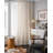 Chenee Vintage Curtain Curtains Opaque Beige Country Style Cotton Linen Curtain (Set of 2)-797900934