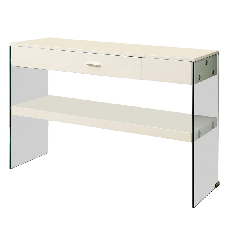 Aguero 119.38cm Console Table, White