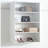 Devi White Wall Mounted Wood Closet System-1255843255