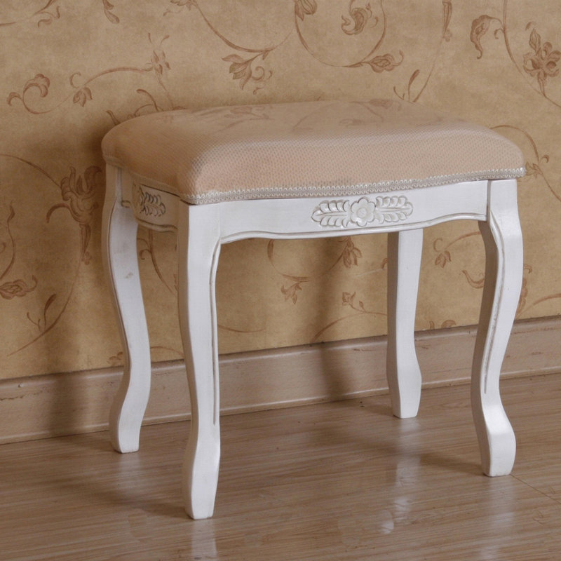 Adelinna Solid Wood Accent Stool