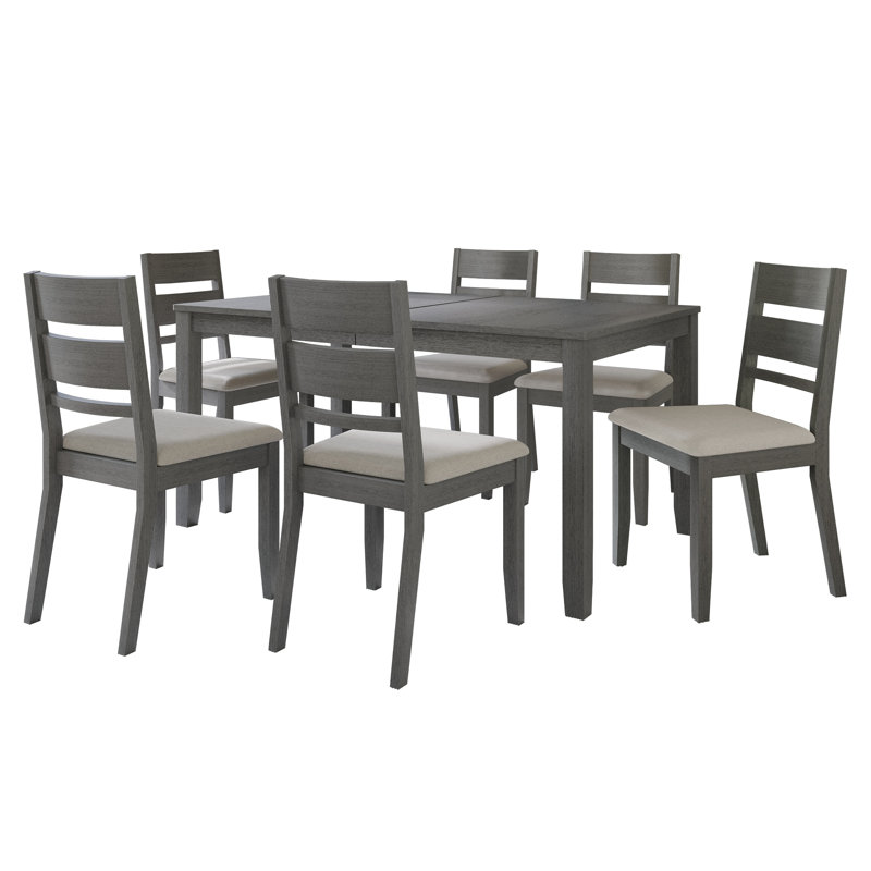 Ensemble repas 6 personnes Ocossio, Gris