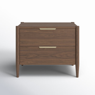 Reece 30" 2 Drawer Wood Nightstand
