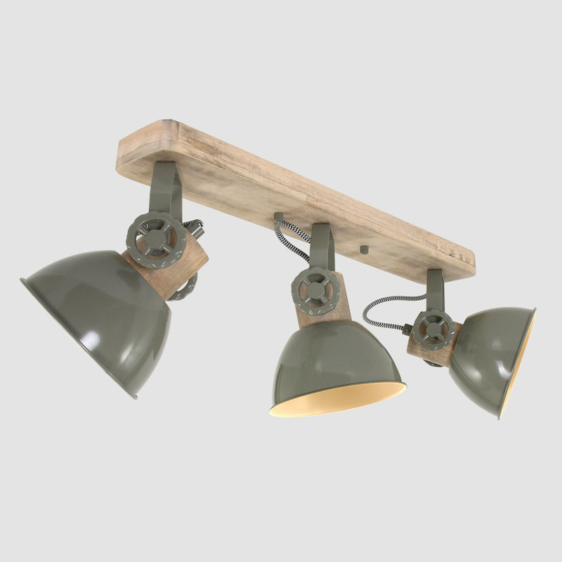 Myra Flush Mount, Green