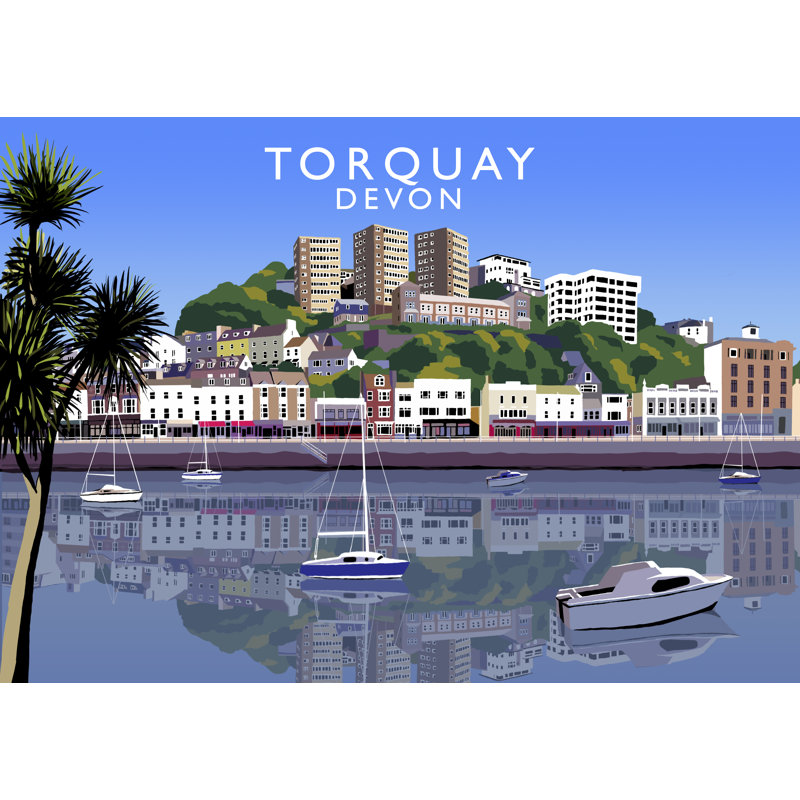 'Torquay' by Richard O'Neil - Print, No Frame, 30 cm H x 40 cm W x 1 cm D