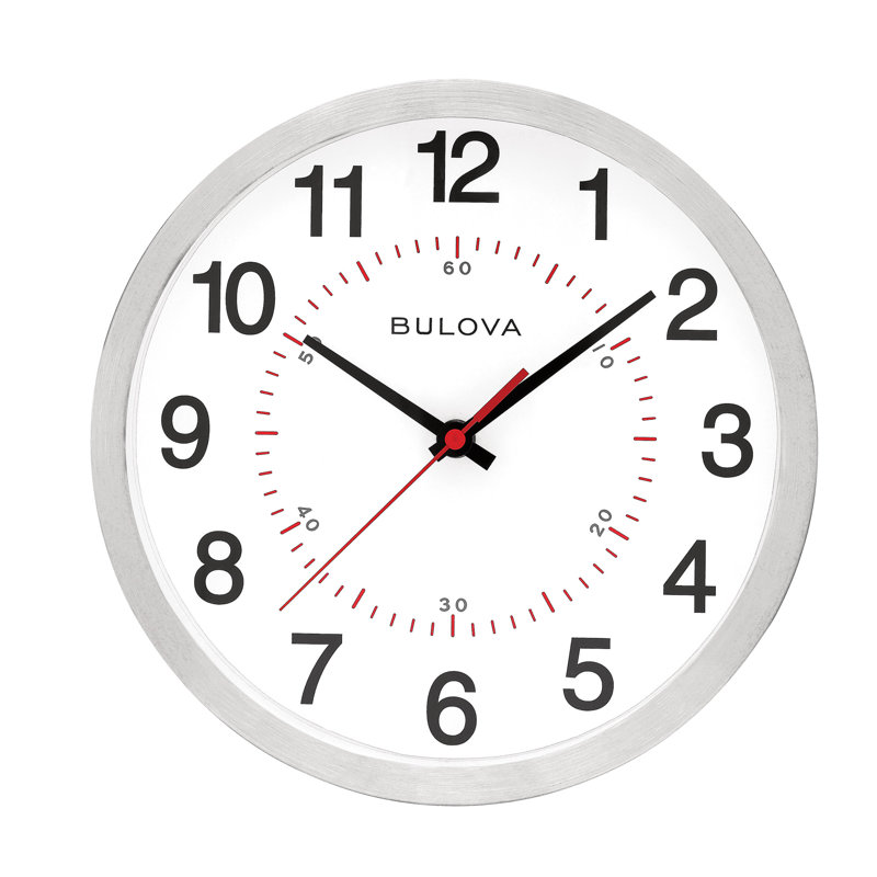 313E760EC96E4468BFD20404DB7C3337 Timer Spun Metal 10" Wall Clock