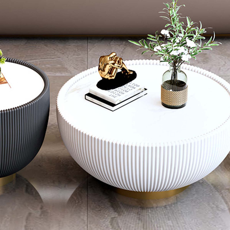 Ensemble de salon en similicuir 6 pièces Dazhia, Gris