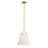 Vilna 1-Light Pendant in Brass-1414846582