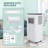 10000 Btu 3-in-1 Portable Air Conditioner With Remote Control, Led Display, Timer, Dehumidifier, Fan, Window Kit, And 360° Wheels, Ideal For Cooling 450 Sq.ft Spaces In Homes And Offices