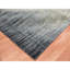 Tapis oriental carré en laine noué à la main 8 po x 8 po x 4 po à motif dégradé bleu-gris 37CCE3321B0D46FFBCBAA484CDCED665