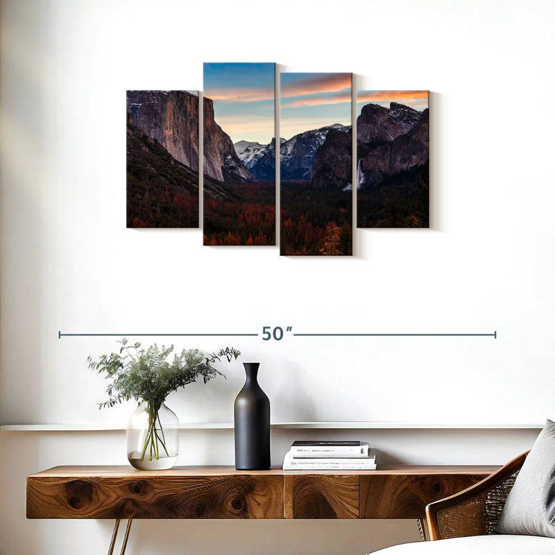 Alvord Scenic Yosemite Peaks, H 22 po x l 36 po