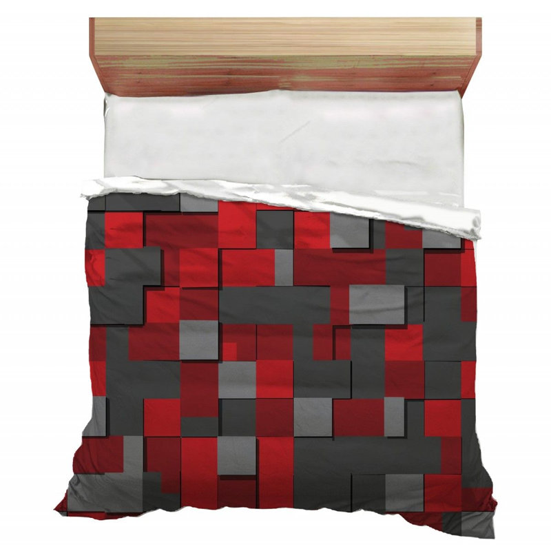 Trendy Floral Plush Microfiber / Polyester Comforter, King Comforter