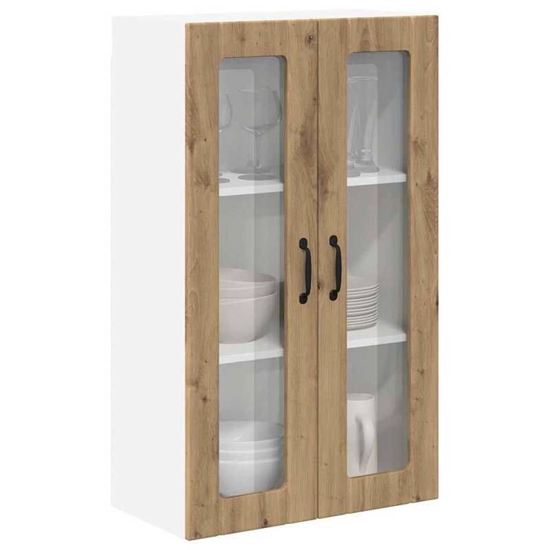 Vidaxl Kitchen Wall Cabinet White 60 X 31 X 100 Cm Engineered Wood, Artisan Oak, 100cm H x 60cm W x 31cm D