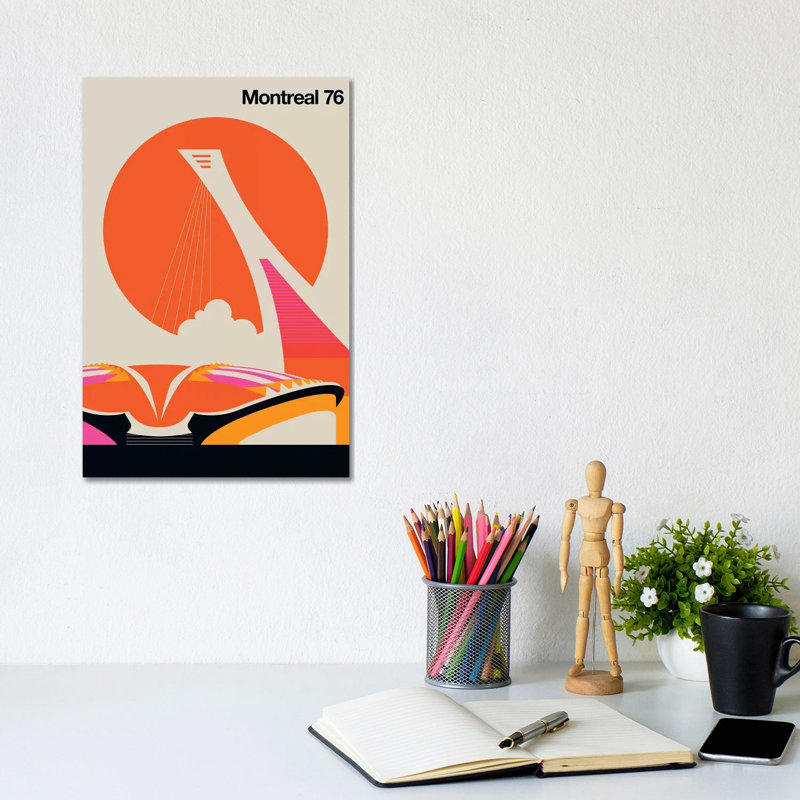 Montréal 76, giclée sur toile tendue avec châssis